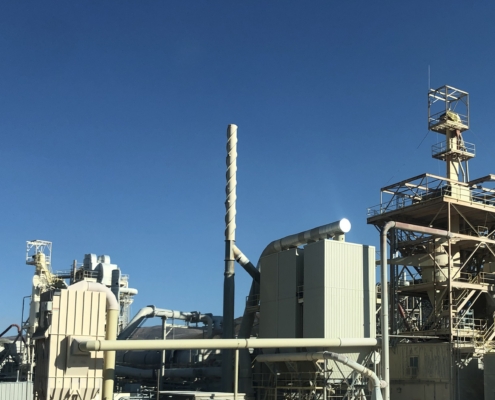Dust collectors and smoke stacks