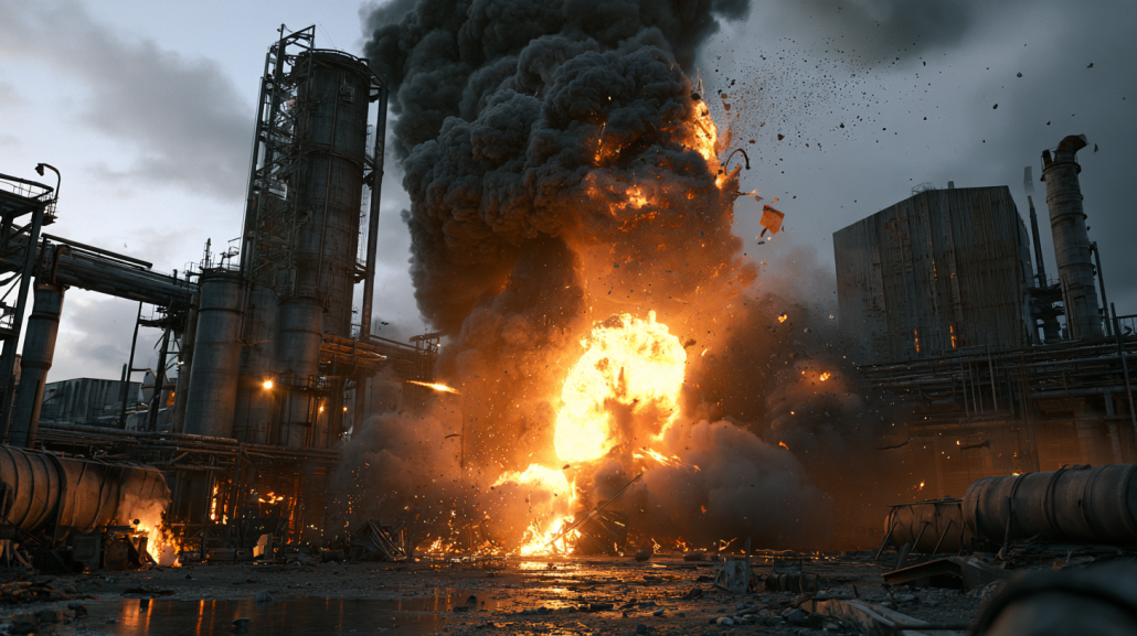 explosion industrial facility