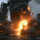 explosion industrial facility