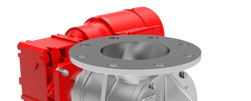 Explosion rated rotary valve