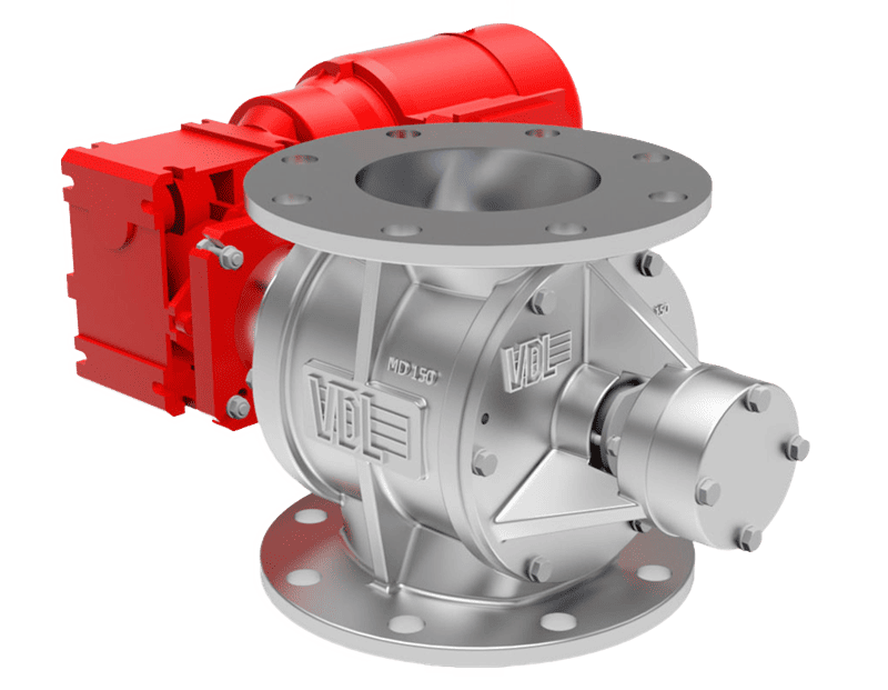 Explosion rated rotary valve
