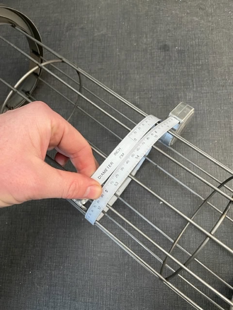 Filter cage measuring
