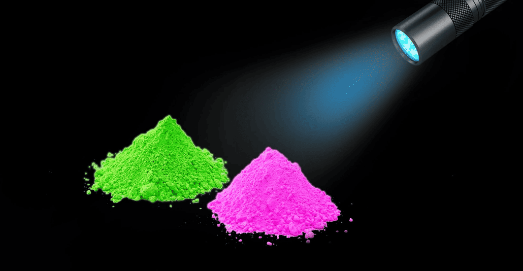Green and Pink Leak Testing Powder
