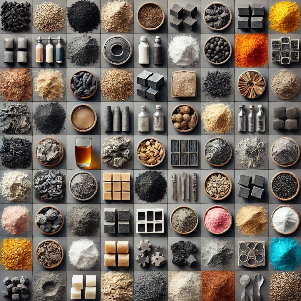 The following materials are prone to dust explosions: • Coal • Fertilizer • Cosmetics • Pesticides • Plastic & plastic resins • Wood • Charcoal • Detergents • Foodstuffs (sugar, flour, milk powder, etc.) • Ore dusts • Metal dusts • Graphite • Dry industrial chemicals • Pigments • Cellulose