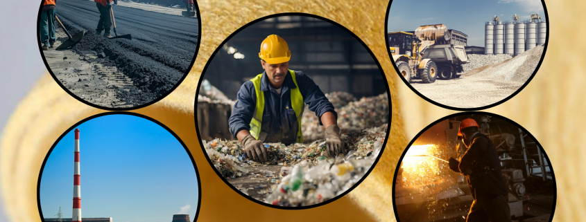 Applications Across Industries for filters p84: cement, waste incineration, power generation, metallurgic and metal processing, and asphalt production