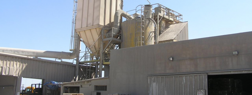 Cement plant baghouse dust collector