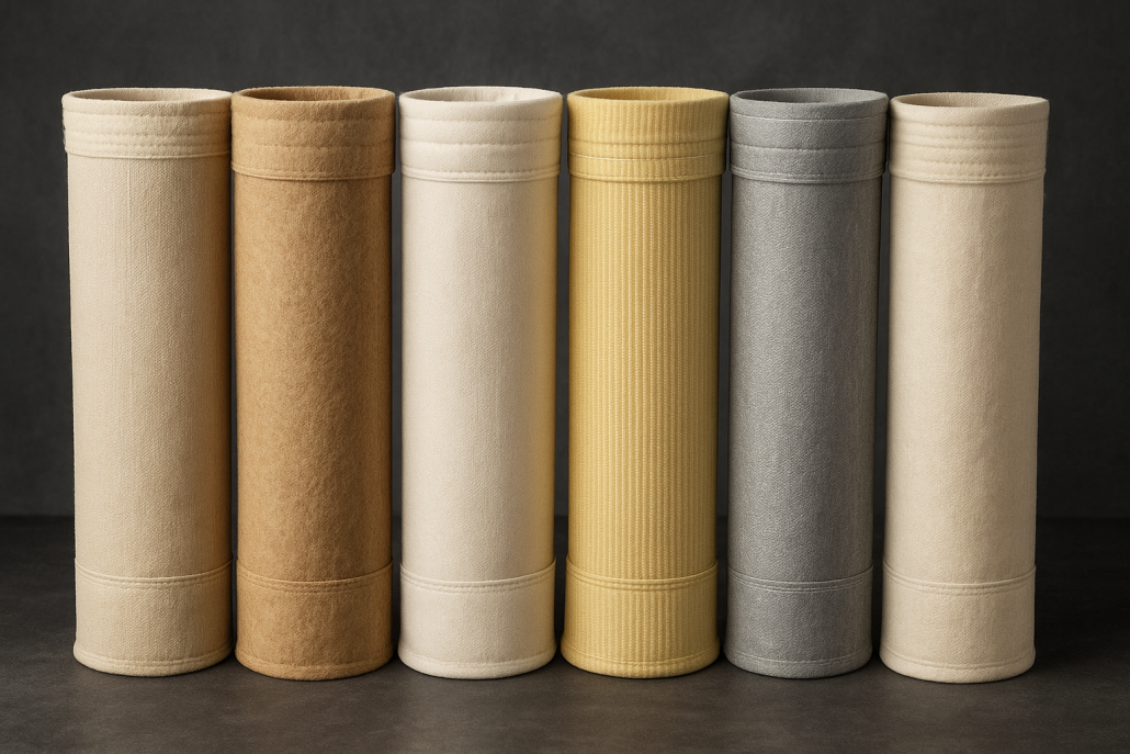 For industries with extreme temperatures, aggressive chemical environments, or fine particulate matter, you need exotic materials like PPS, P84, Aramid, Fiberglass, Ceramic, and specialized finishes