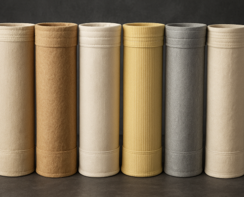 For industries with extreme temperatures, aggressive chemical environments, or fine particulate matter, you need exotic materials like PPS, P84, Aramid, Fiberglass, Ceramic, and specialized finishes