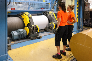 Personnel at paper mill