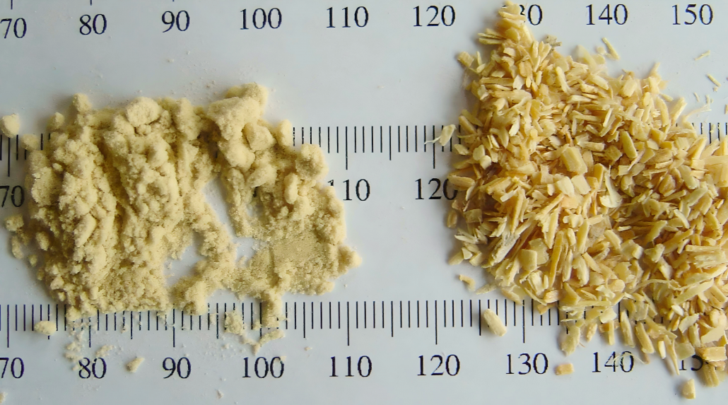 Dust sample ready for DHA