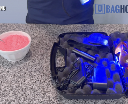 Detecting Internal Leaks Using Fluorescent Powder and Ultraviolet Light