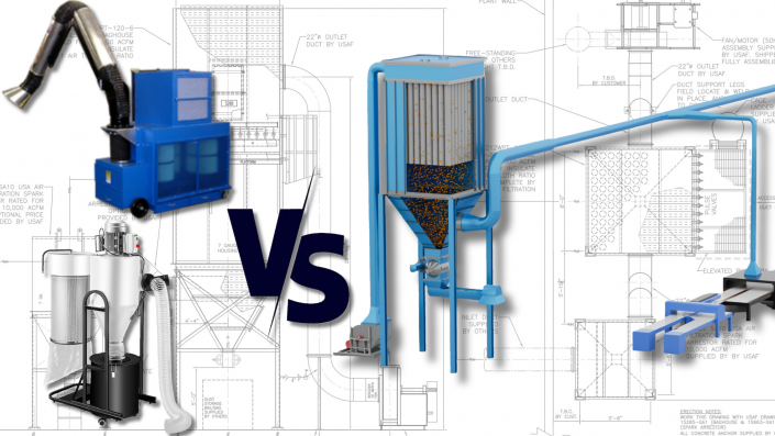 Portable vs. Central Should I Use a Portable Dust Collector or a Central Dust Collection System?