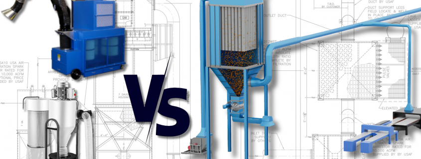 Should I Use a Portable Dust Collector or a Central Dust Collection System?