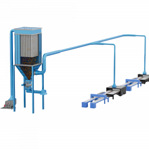 Central dust collector system
